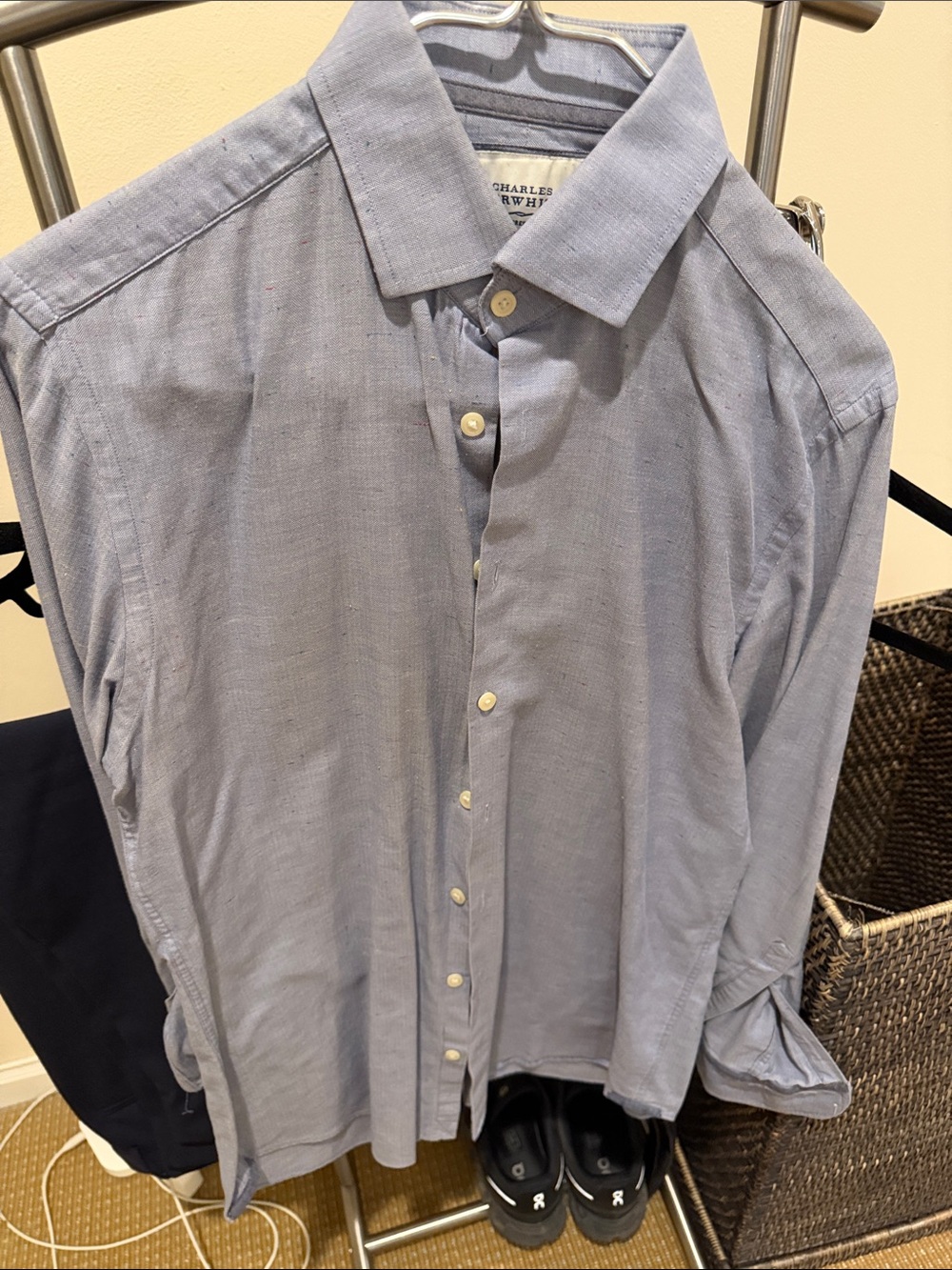 Charles Tyrwhitt Pale Blue Men's Dress Shirt